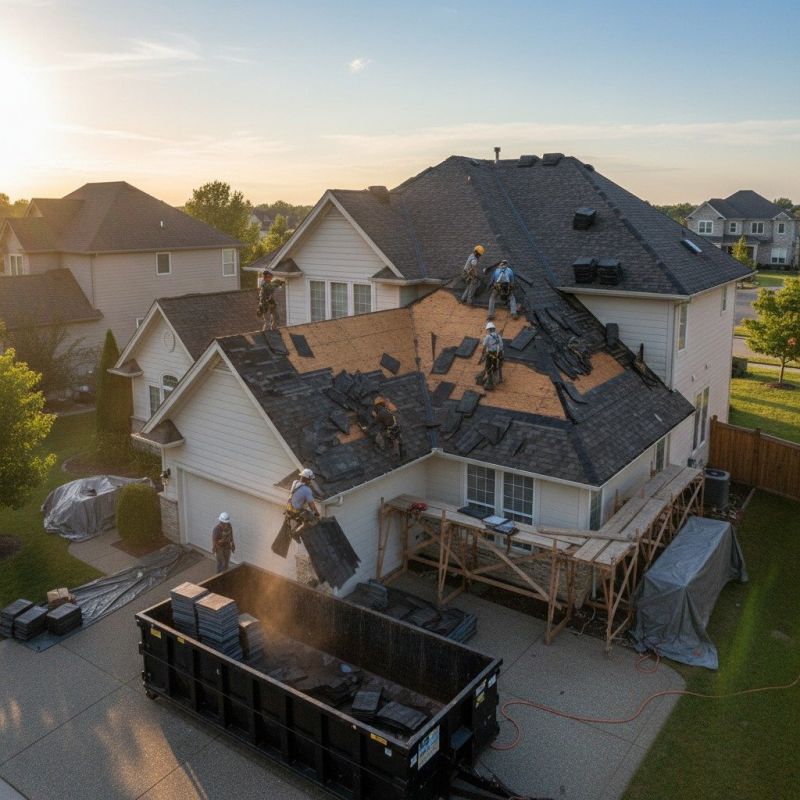Damaged Roof Replacement