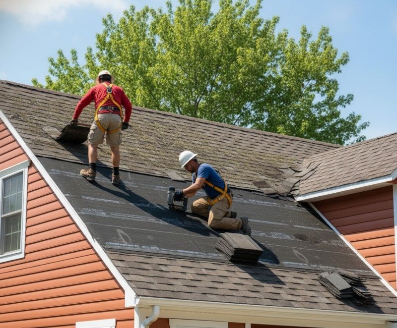 Damaged Roof Replacement