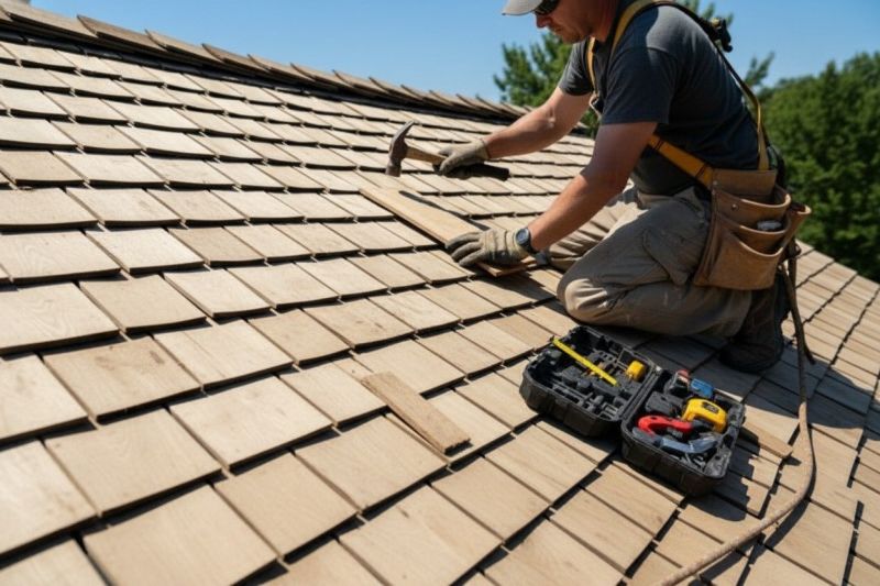 Wood Shake Roof Repair